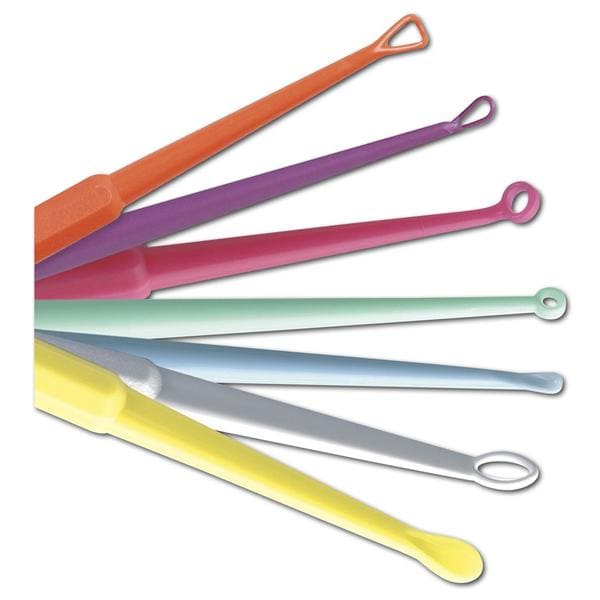 Oorcurette - lepel kind, blauw, per 50 stuks