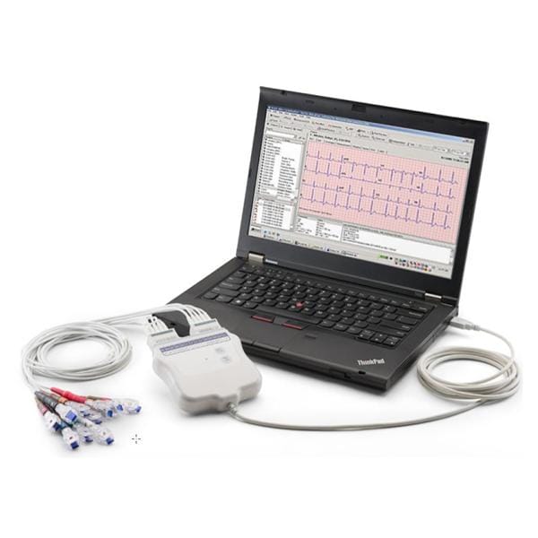 Cardioperfect Pro Resting ECG - complete unit met 2,5 meter patientenkabel (excl. PC)