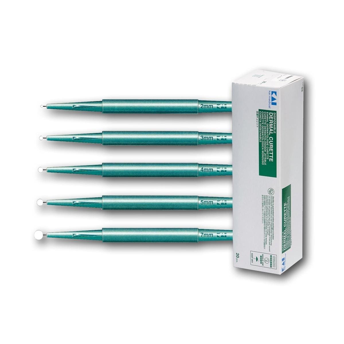 Ringcurette -  5 mm, per 20 stuks