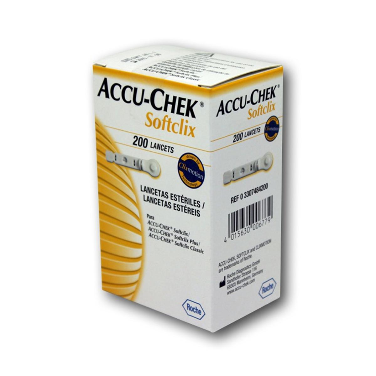 Accu-Chek Softclix lancetten - per 200 stuks