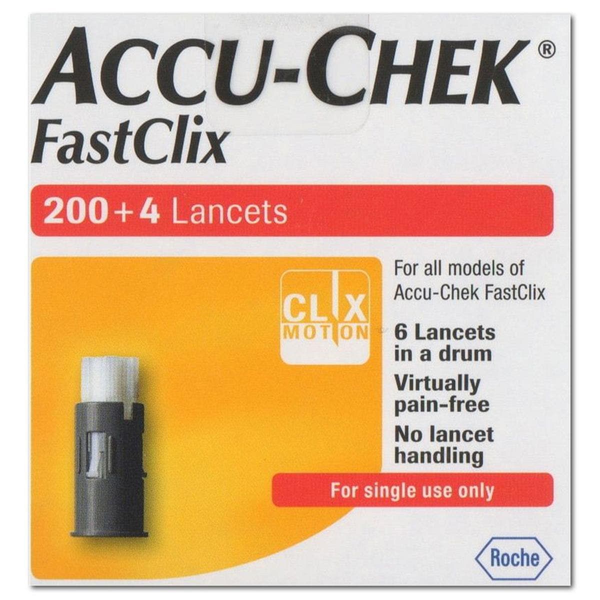 Accu-Chek Fastclix lancetten - per 34 x 6 stuks
