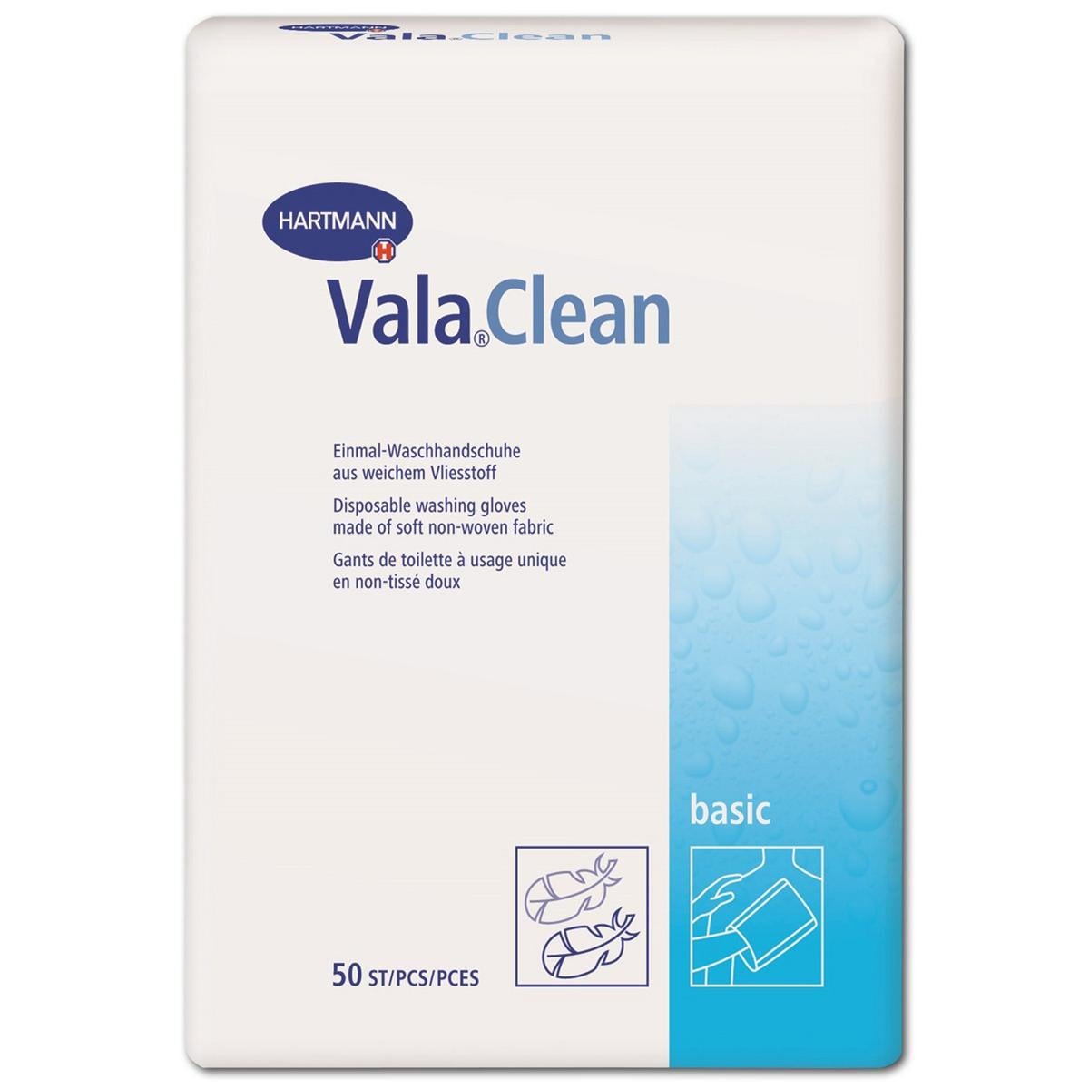 Valaclean Basic washand - Soft, 50 stuk