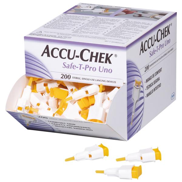 Accu Chek Safe T-Pro Uno - per 200 stuks