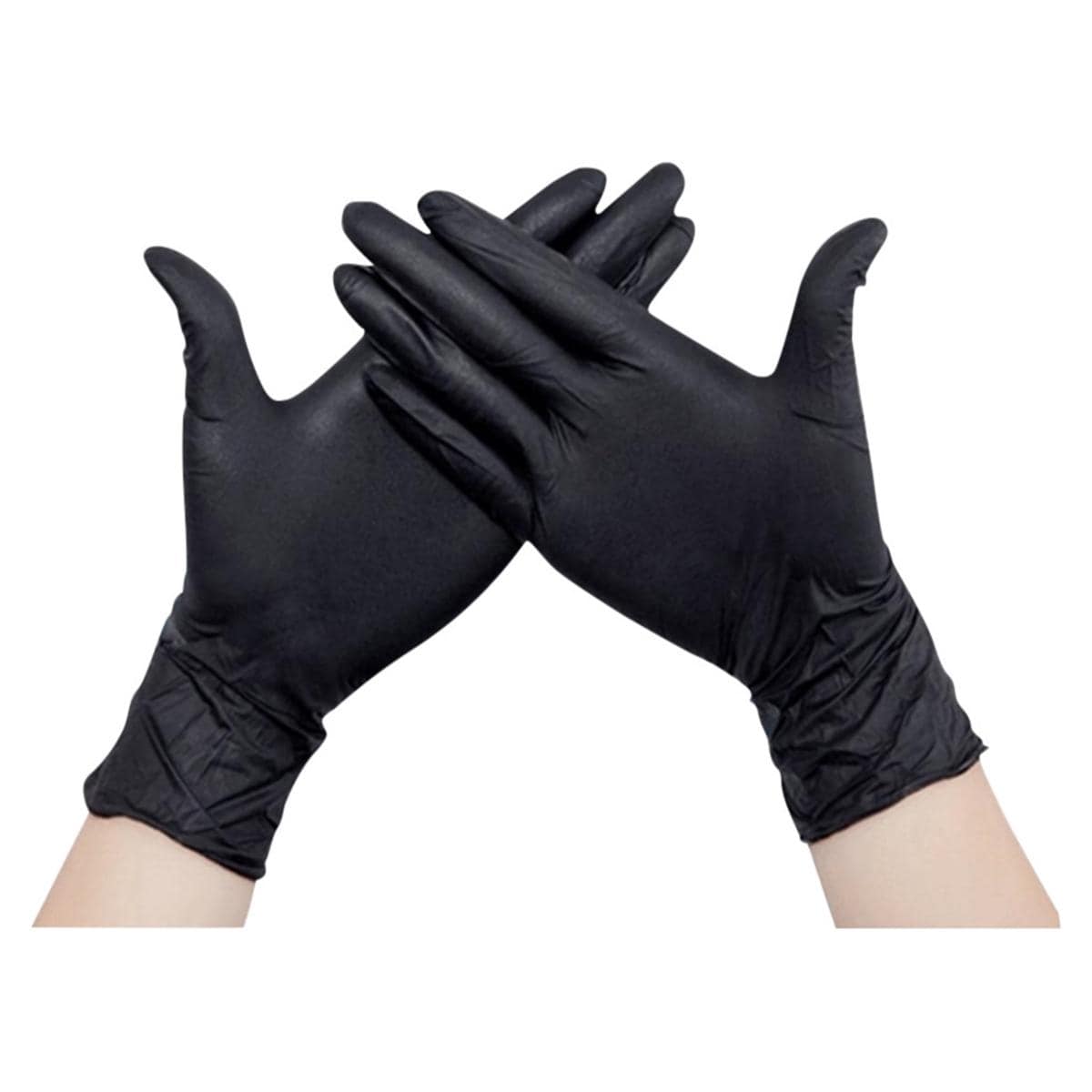 Gespierd Duwen Billy Nitril handschoenen, zwart - L per 100 stuks - Henry Schein Medical
