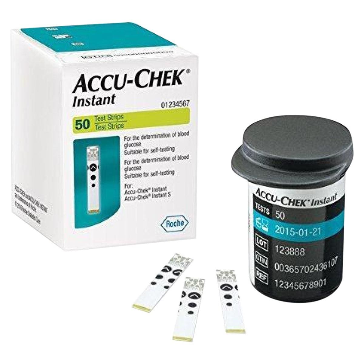 Accu-Chek Instant teststrips - per 50 strips