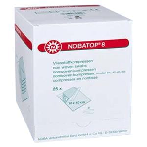 Nobatop NW kompres 10x10cm - 25x per 5 stuks steriel verpakt