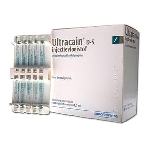 Ultracain D-S - 100 stuks  1,7 ml