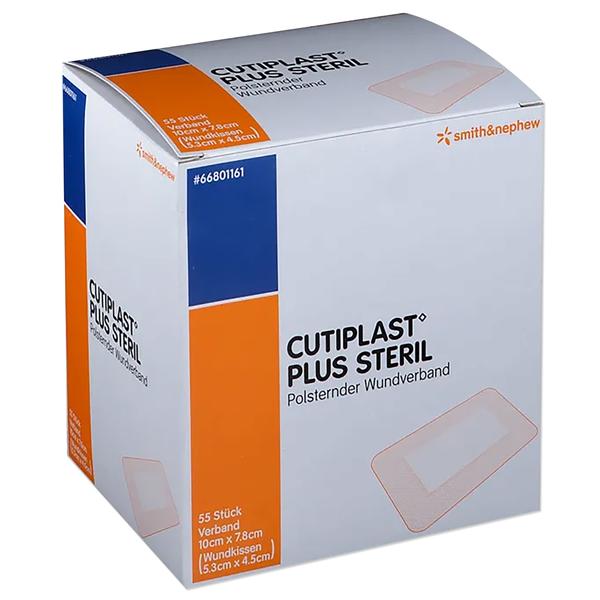 Cutiplast plus steriel eilandpleister - 10 x 7,8 cm, per 5 stuks