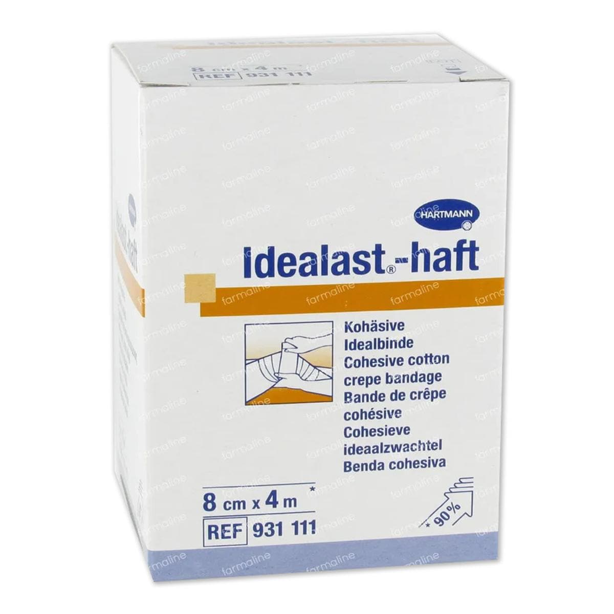 Idealast H cohesief drukverband - 4 m x 12 cm, per stuk