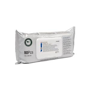 EuroSept Xtra Bio Disinfection Wipes - Large, afmeting 20 x 22 cm, 80 doekjes