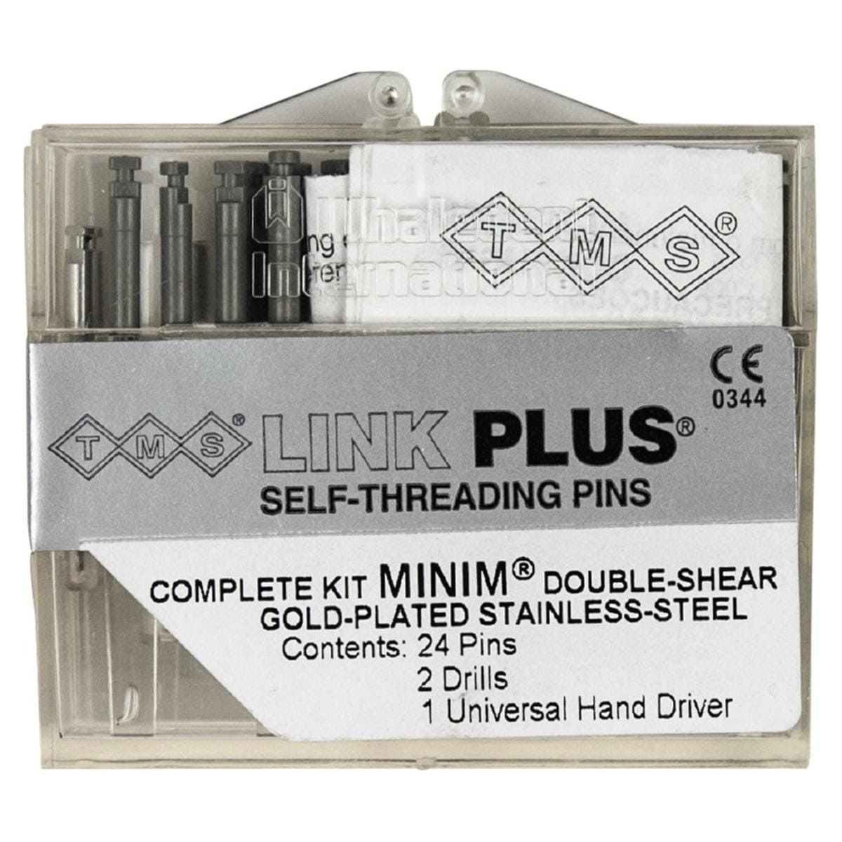 TMS Link Plus Minim - Double-Shear Goldplated - EL731-24, Complete kit 24 stuks