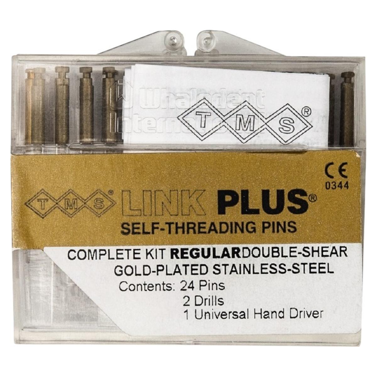TMS Link Plus Regular - Double-shear Goldplated - EL-751-24, Complete kit 24 stuks