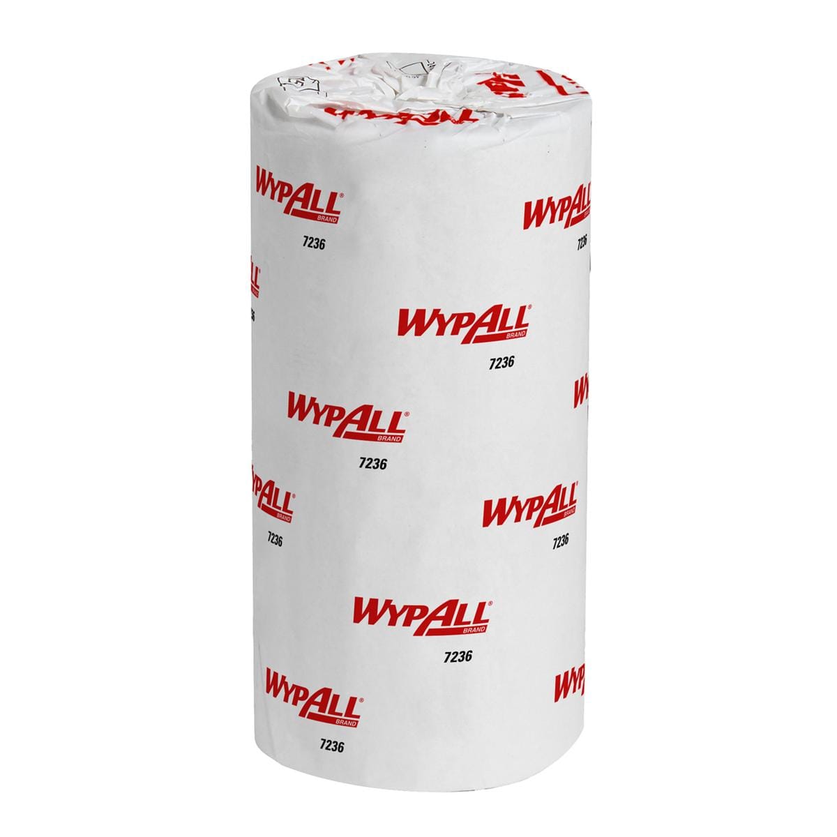 Wypall L10 poetsdoeken - 7236, wit 1-laags - 24 rollen (165 vellen per rol)