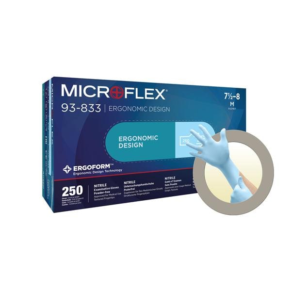 Microflex nitril handschoenen - M, 250 stuks