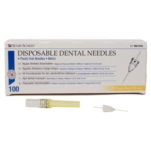 Disposable Dental Needles - 30G short 0,3 x 16 mm geel