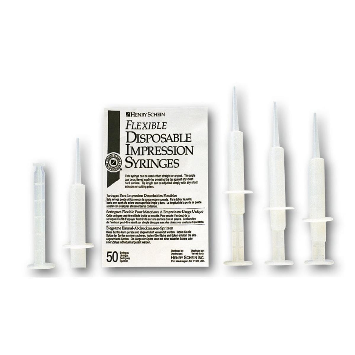 Disposable Impression Syringes - Verpakking, 50 stuks