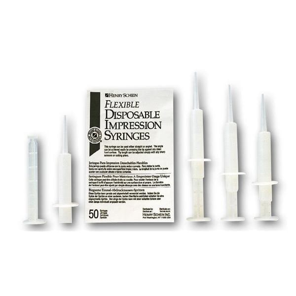 Disposable Impression Syringes - Verpakking, 50 stuks