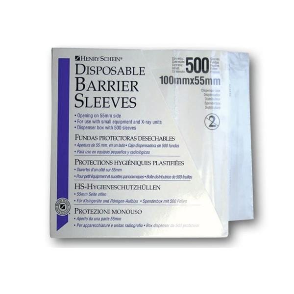 Disposable Barrier Sleeves - 100 x 55 mm