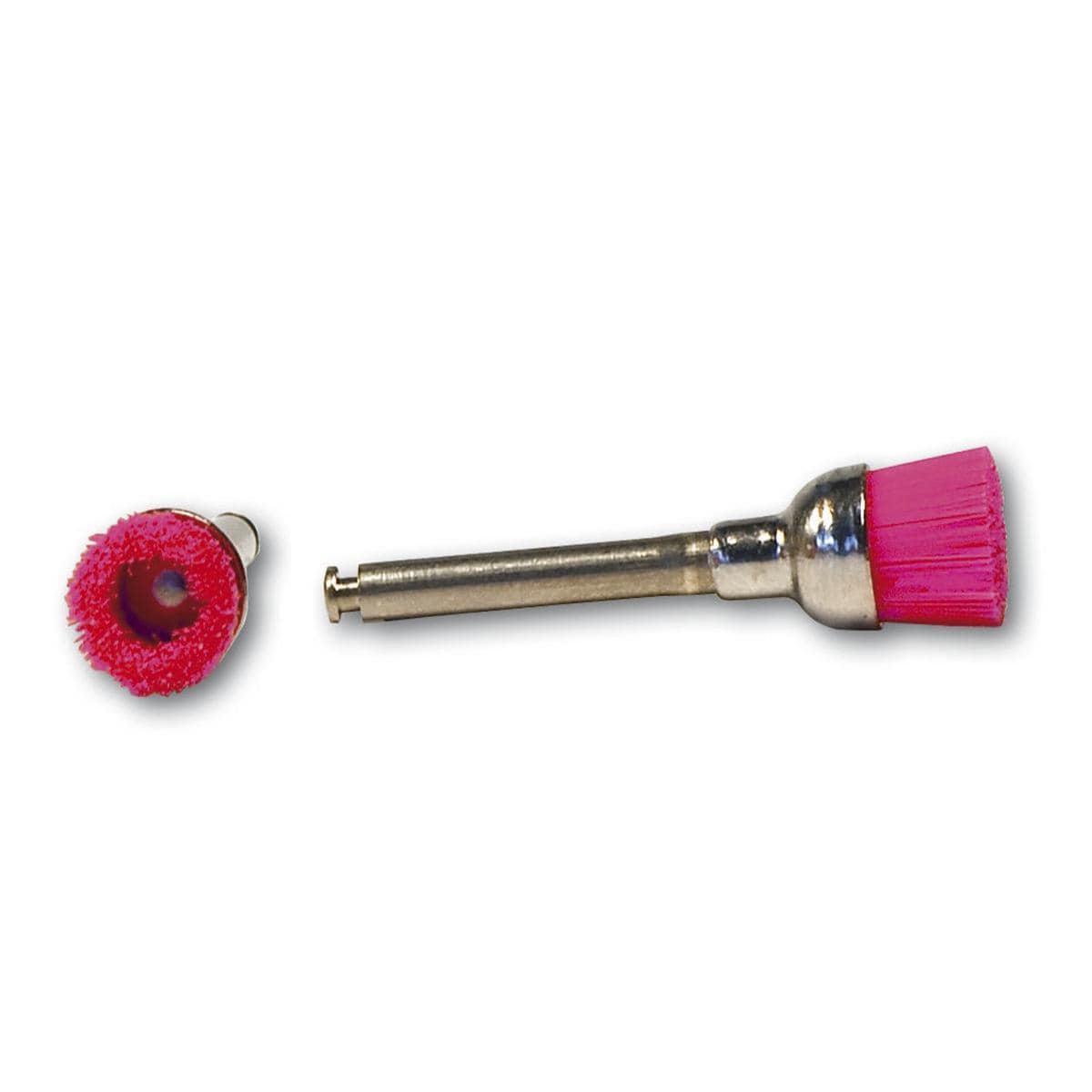 Polijstborstel latexvrij Latch type (RA) - Zacht, roze