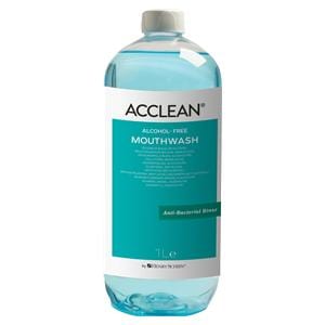 Acclean Mondspoeling alcoholvrij - Fles, 1 liter