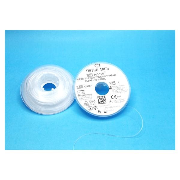 Elastomeric Thread and Tubing - Thread Clear .025 (25 ft. spool)