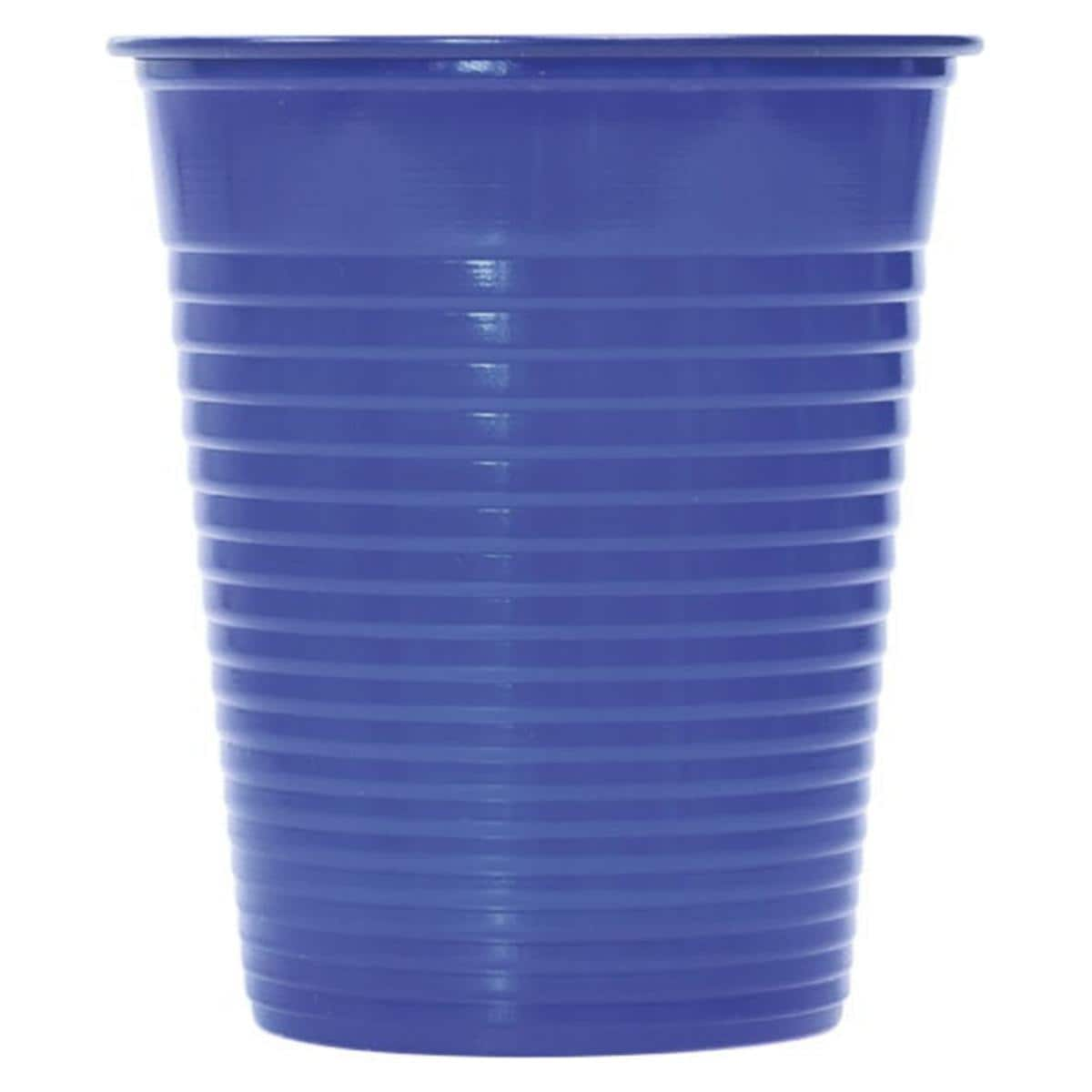 Drinkbekers Plastic 200 ml - Donkerblauw, 3000 stuks