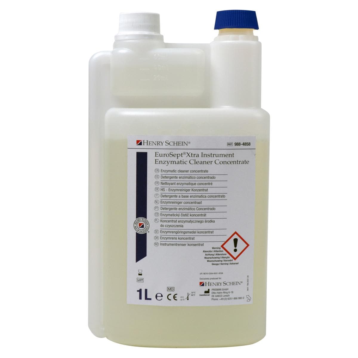 EuroSept Xtra Instrument Enzymatic Cleaner - Fles, 1 Liter