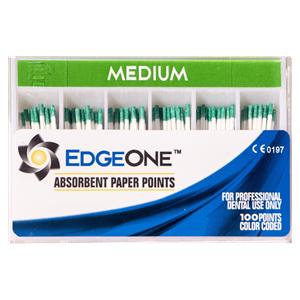 EdgeOne Absorbent Paper Points - Medium (groen), 100 stuks